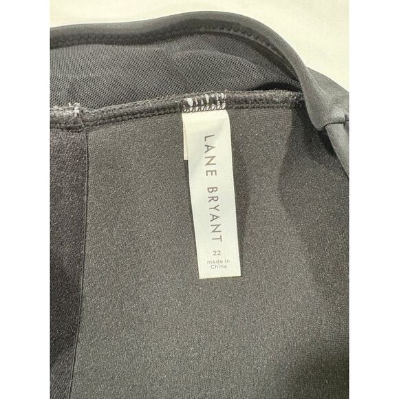 Lane Bryant Black Swimsuit Top Size 22 - Picture 4 of 6